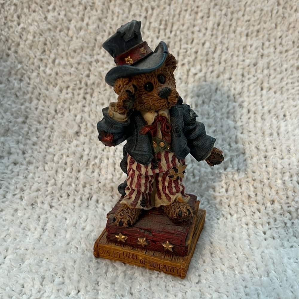 Boyds Bears "Uncle Elliot - The Head Bean Wants You!" Figurine 1996